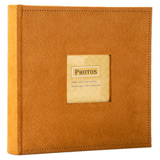 심상현의 스토어 감성 메모 패브릭 포토 앨범, 오렌지, 200매