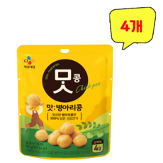 CJ제일제당 맛콩 병아리콩 건강 간식, 4개, 50g