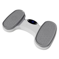 KYTO 허리 트위스터 디스크 웨이트 스케일 및 카운터 트위스트 보드가 있는 운동 보드 밸런스 보드용 여성용 복부 지방 바디 쉐이핑 피트니스 머신 115654, Grey (with Weight Scale), 1개