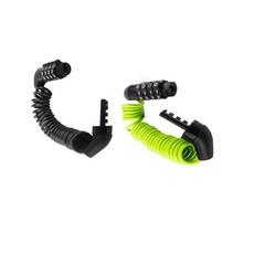 오토바이 헬멧 잠금 케이블 코드 휴대용 자전거 여행 가방 백팩 스노보드 비밀번호, 01 black