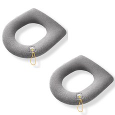 시크벤 빨아쓰는 극세사 변기 커버 시트 1+1 겨울 푹신한 따뜻한 엉뜨 궁뜨 손잡이 쿠션 덮개