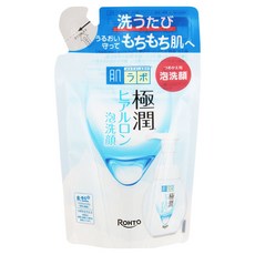 하다라보 피부랩 극윤 히알루론 거품 세안제 리필용, 1개, 140ml