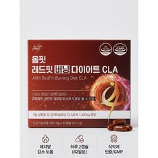 올핏 레드핏 버닝 다이어트 CLA 체지방감소 다이어트 팻버닝 42정, 1개