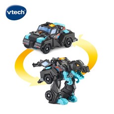 Vtech 聲光變形恐龍車 趣味聲光變形玩具, 黃色, 1個
