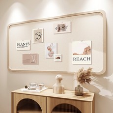 ErrifY 부착식 펠트보드 게시판 알림판 접착식, 카멜, 1개