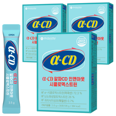알파cd 분말 식약청인증 HACCP 100% 정품 알파시디 알파씨디, 3박스, 30회분