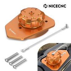 오토바이 오일 탱크 연료 필러 넥 캡 커버 KTM 690 SMC R SMCR 2019-2023 Enduro/R, 주황색