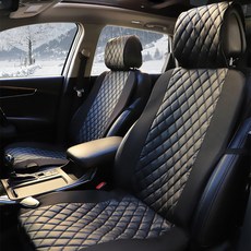 카모아 차량용 온열시트 열선시트 전기방석 온열매트 온열방석, 블랙퀼팅 온열시트(운전석-24V), 1개