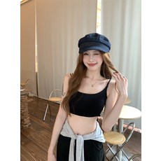 봄여름용 루즈핏 언밸런스 숄더 디자인의 불규칙한 트임 자외선 차단 여성용 티셔츠 상의