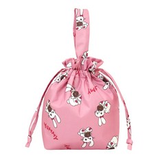 아이주 쿨러파우치 이유식가방 보냉가방 보냉파우치 미니보냉백 샐러드가방 런치백, 도넛토끼 쿨러파우치