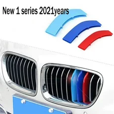 자동차 그릴 스티커 스트립 커버 트림 BMW F40 F20 F21 E87 E82 E81 E88 레이싱 액세서리 3 개, 01 China Mainland, 07 1series 2021