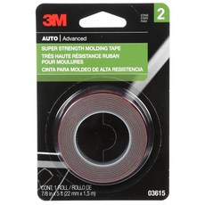 3M 초강력 성형 테이프 0365 78인치 x 5피트 롤 영구 차량 트림 및 엠블럼 내후성 도구 필요 없음을 위한 자동차 등급 양면 부착