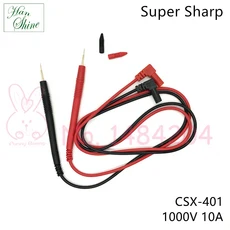 호환 파인 테스트 리드 1000V 20A 10A 멀티미터 테스트 리드 4mm 바나나 플매트 카펫 러그가 슈퍼 샤프, 02 1000V 10A sharp
