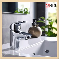 龍王牌 CY-0720L 單孔面盆龍頭 冷熱水龍頭, 1個