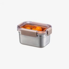 락앤락 스텐모듈러 스텐밀폐용기 반찬통 직사각 520ml, 스텐모듈러 520ml (LST602)