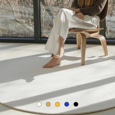 호이데코 워셔블 코지 원형 러그 - 7color, 클래식 블루