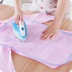 쿠쿠스토어 1개 천 보호 프레스 메쉬 단열 다리미판 매트 커버 (압착 패드 미니 랜덤 색상, 01 1pc  40x0cm