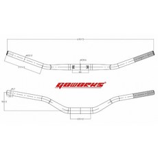 GOWORKS 3k碳纖維卡夢粗把 適用巴風特座 drg MMBCU msx 碳纖維手把 卡夢把 正卡夢 全碳纖維把手, 1個, 亮面690mm(直徑28.6)這是粗把,3K斜紋
