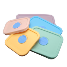 리필락 퍼펙트씰 테트리스 밀폐그릇 실리콘 뚜껑 (1~5호), 1개, 1호(핑크)