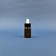 갈색 유리 소형 스포이드병 점적병 amber, 1개, 20ml
