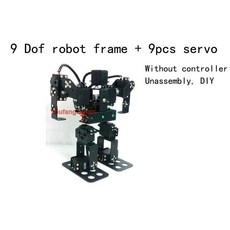 ESP32Ardunio 로봇용 휴머노이드 로봇 DIY 키트 금속 브래킷 워킹 프로그래밍 15KG 서보 기술 13 DOF, A, 9 with 9pcs servo