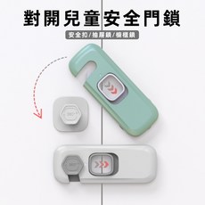 [上手家居] 兒童安全鎖 適用於門、抽屜、冰箱 灰色 ABS材質, 1個