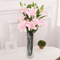 목련 조화 생화같은 인테리어 프로포즈 웨딩 장식 bok+24223pD, 백색Pink믹스