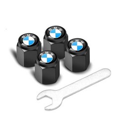 [호환] 알루미늄 자동차 휠 타이어 밸브 에어 캡 스템 커버 방진 BMW E30 E34 E36 E39 E46 E52 E53 E60 E61 E62 E70 E71 E83용, 2)A-1