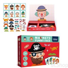 아기 유아 얼굴맞추기 마그네틱 자석보드 코디 놀이, 1개