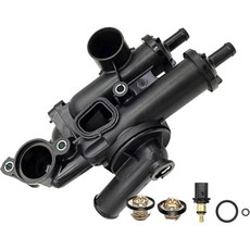 68003582AB 902319 온도조절기 하우징 어셈블리 닥스 저니 09-20 애반저 08-14 칼리버 07-12 크라이슬러 200 11-14 세브링 07-10 지프 컴퍼스, Plastic