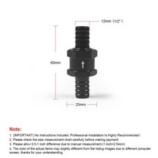 오토바이 연료 밸브 10mm 단방향 디젤 비복귀 라인 알루미늄 8mm 체크 6mm 12mm, Black 12MM