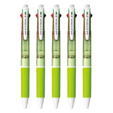 유니 미쯔비시 제트스트림 3색볼펜 0.7mm, 그린, 5개