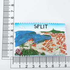 냉장고 자석 기념품 크로아티아 Istrian Peninsula Rabac 여행 스티커 홈 장식 사진 벽 선물, Split