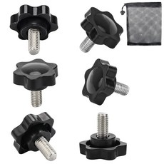 블랙스톤용 블랙스톤 스탠드 나사 교체 17인치 및 22인치 그리들 수납 메쉬 백으로 높이 조절 가능 6개 세트