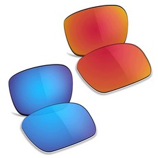 TRUSHELL 오클리 Straightlink OO9331 선글라스용 편광 교체 렌즈 - 블랙+실버