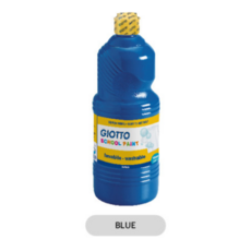 지오토 템페라물감 스쿨페인트 1000ml 대용량, BLUE