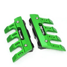 프론트 포크 프로텍터 펜더 슬라이더 머드 가드 오토바이, 1개, 10. green-DS525X