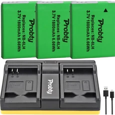 호환 NB-6L 배터리 Bateria + 캐논 IXUS 310 SX240용 충전기