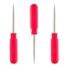 육각형 플라스틱 송곳 육각송곳 오렌지 가죽공예, 3개