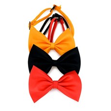 히히힛 반려견 산책의상 나비넥타이 고양이리본목걸이, 검정