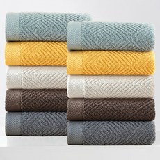 록신 코마사 핸드타월 350mmx350mm 50g 40수, 10개, 혼합색