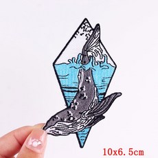 UFO 자수 패치 마운틴 캠핑 의류에 대한 패치에 철 열 접착 버섯 바느질 스티커, PE5135CT