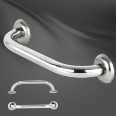 화장실장애인손잡이 보조손잡이 40 스텐 욕실 안전난간 화장실 노인 계단 79000EA 1EA, 본상품