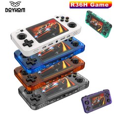 15000개 이상의 게임 준비 완료 5인치 IPS 레트로 휴대용 게임기 RK3326 30, R36H Green 128G