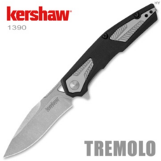 ''電筒魔'' 公司貨 Kershaw TREMOLO 鋼鑲嵌和刀刃 折刀 1390, 1個