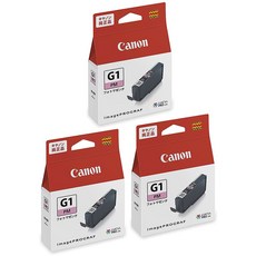 CANON 순정 잉크 탱크 PFI-G1PM 포토 마젠타 3개 세트 4188C001, magenta