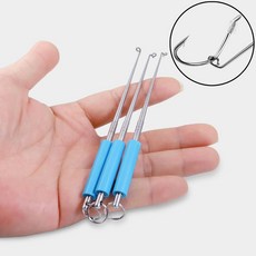 물고기입안 바늘빼기 훅 제거 포셉집게, 1개, 낚시바늘빼기