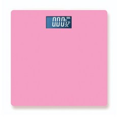 아띠 사각 LCD 디지털 체중계, 핑크, 2개