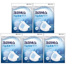 크리넥스 가습촉촉 마스크 성인용, 2개입, 5개