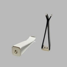 긴 사각 무광 차량용클립 (개별포장) 최신 자동차도 호환가능, 블랙, 1개